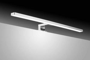 Aplique de baño LED Baho ABS 60 cm cromado luz fría 