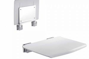 Asiento SEDILE de ducha plegable blanco