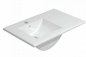 Lavabo asimétrico a izquierda Baho CÓDIGO II 91×46 cm 