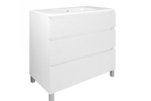 Mueble MANNING blanco a suelo 100 cm