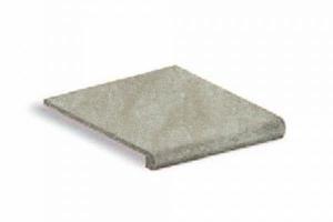 Pz. Terradecor 30x33/4 peld. curvo cimento beige C3