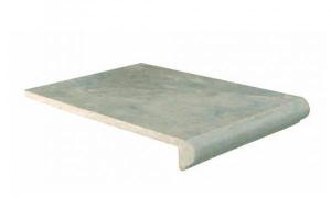 Pz. Terradecor peldaño 30x33/4 curvo peñarroya gris