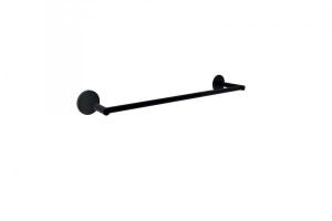 Toallero dual para baño Baho STICK ROUND negro mate 30 cm 