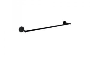 Toallero dual para baño Baho STICK ROUND negro mate 40 cm 