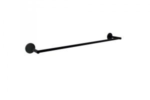 Toallero dual para baño Baho STICK ROUND negro mate 50 cm 