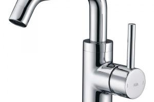 Grifo de lavabo Baho RONDO II cromado mate 19,2 cm