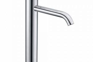 Grifo de lavabo caño alto Baho RONDO cromado 29,7 cm