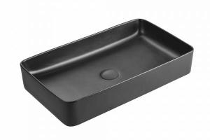 Lavabo sobre encimera Baho BALTIMORE negro mate 61x35 cm 