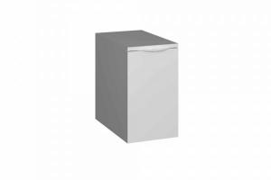 Módulo auxiliar mueble de baño suspendido Baho LUCCA blanco mate 30 cm 