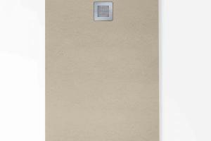Plato de ducha Baho HIDRA antideslizante gris oliva 80x160 cm 